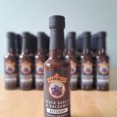 Black garlic and Balsamic ketchup