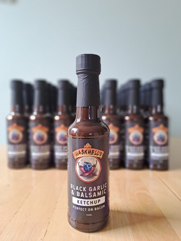 Black garlic and Balsamic ketchup